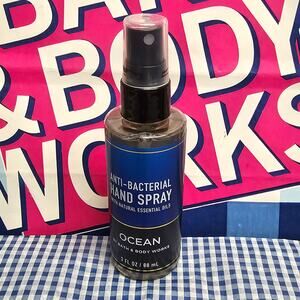 BBW Ocean Men's Fragrance Anti Bacterial Hand Spray With Natural Essential Oils